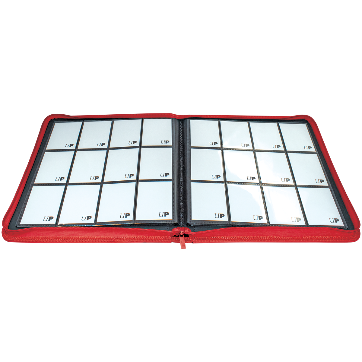 シェオルドレッド　12ポケットバインダー　ウルトラプロ Vivid Red 12-Pocket Zippered PRO-Binder | Ultra PRO International