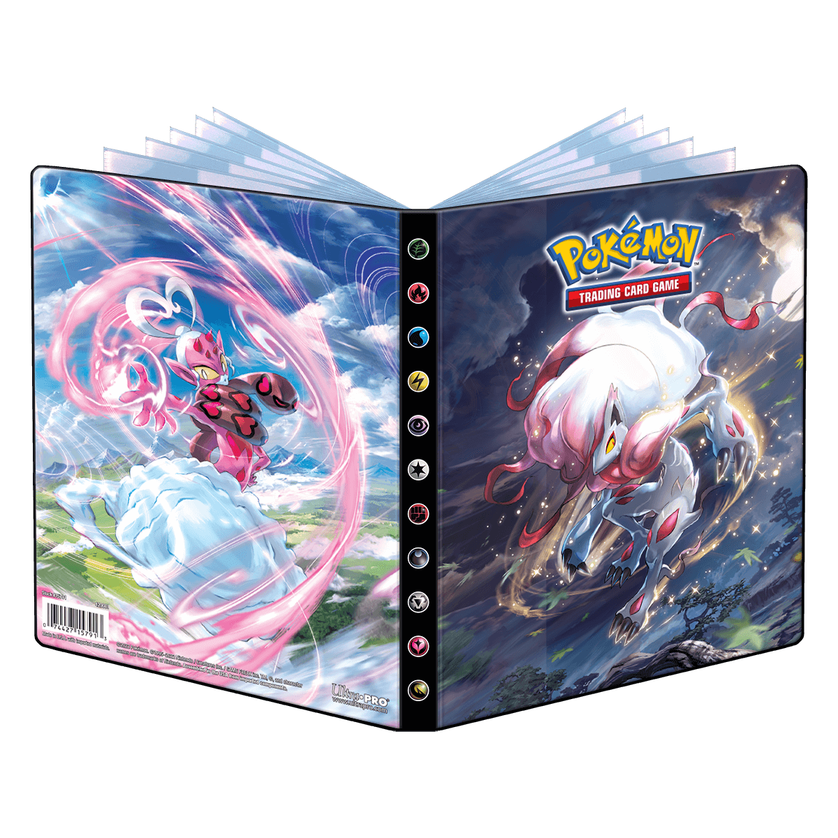 Sword and Shield 11 Hisuian Zoroark and Enamorous 4-Pocket Portfolio for Pokémon | Ultra PRO International