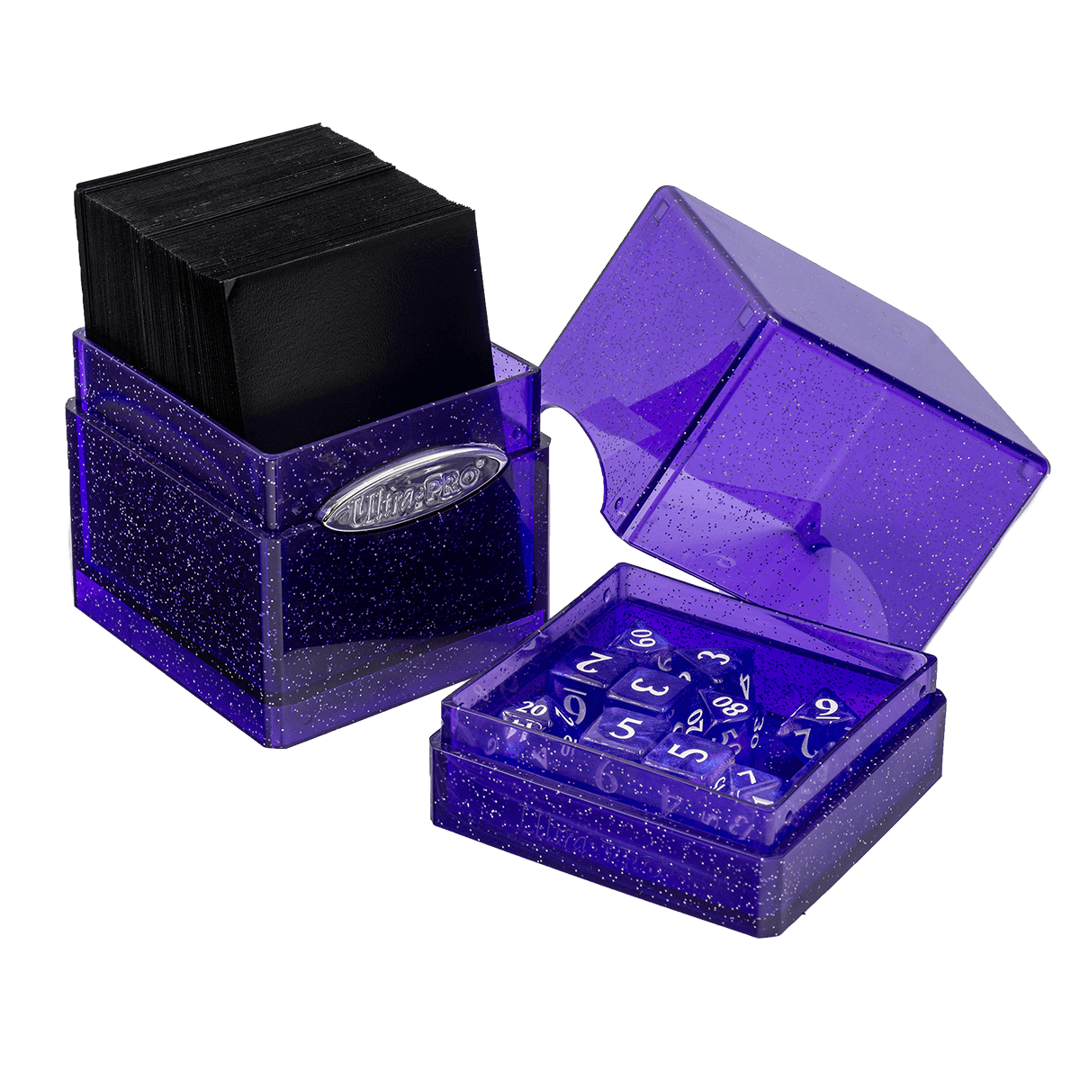 Glitter Satin Tower Deck Box | Ultra PRO International