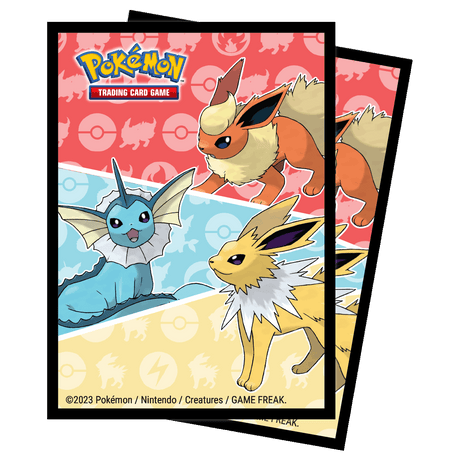 Eevee Evolution Vaporeon Jolteon Deck Protector Sleeves 65CT Pokemon - Image 2 | Ultra PRO