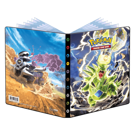 Scarlet and Violet Tyranitar and Revavroom 4-Pocket Portfolio for Pokémon | Ultra PRO International