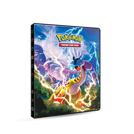 Scarlet and Violet Raging Bolt and Iron Crown 4-Pocket Portfolio for Pokémon | Ultra PRO International