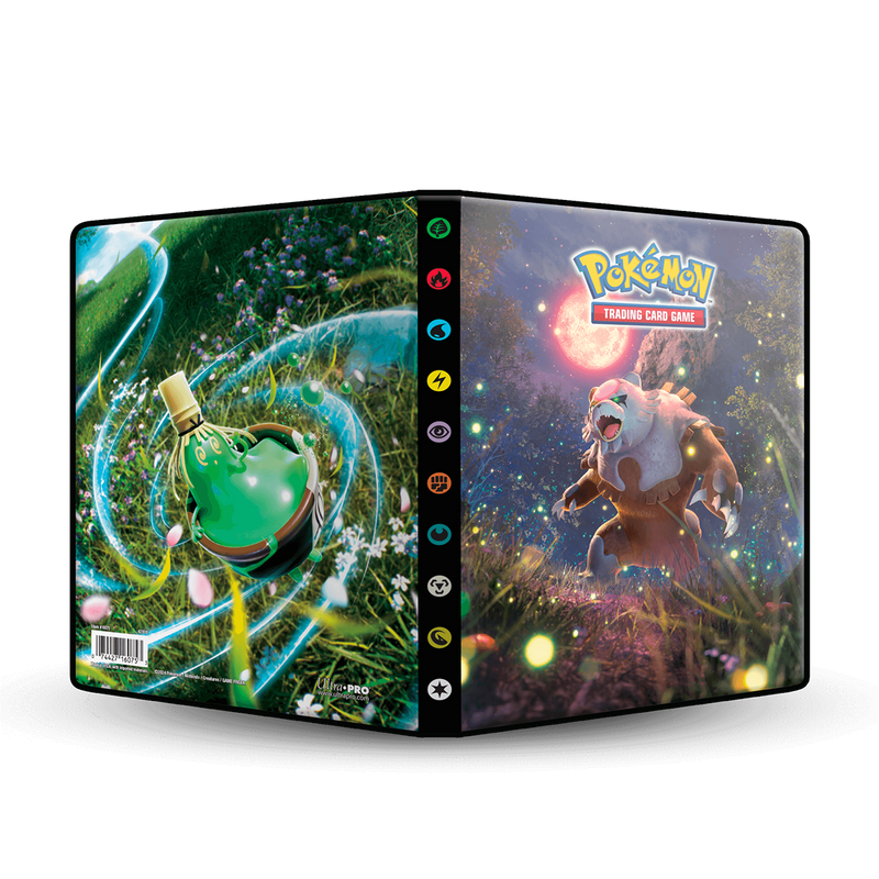 Scarlet and Violet Bloodmoon Ursaluna and Sinistcha 4-Pocket Portfolio for Pokémon | Ultra PRO International