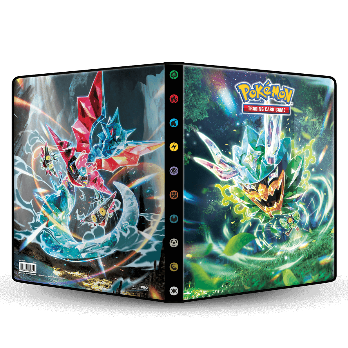 Scarlet and Violet Terastallized Ogerpon and Terastallized Dragapult 9-Pocket Portfolio for Pokémon | Ultra PRO International