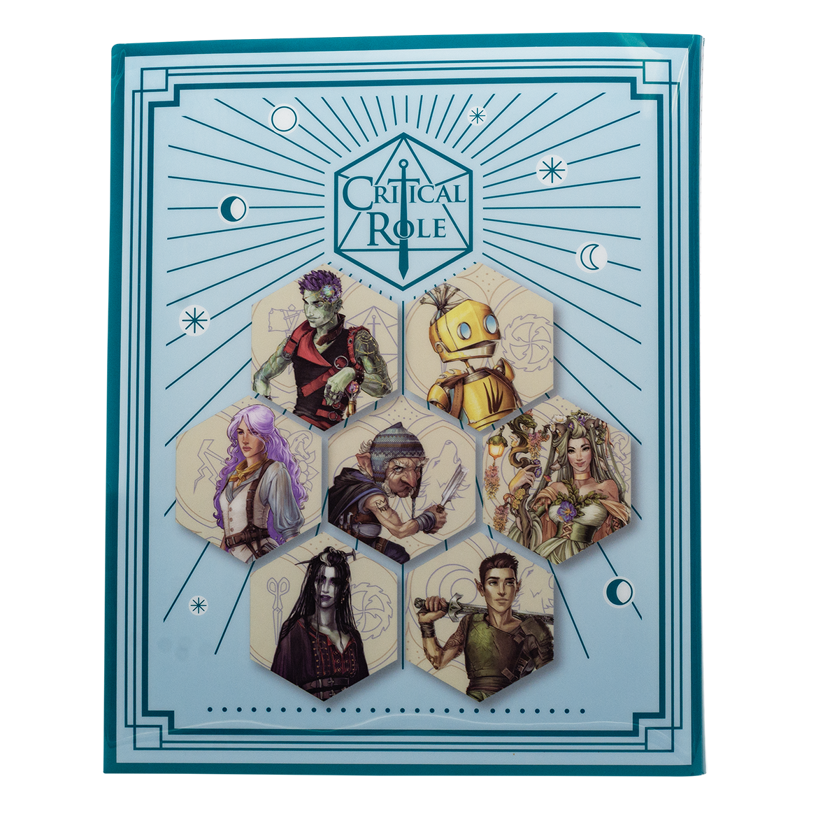 Critical Role Bells Hells Chetney Pock O'Peafrom RPG Folio with Stickers for Dungeons & Dragons | Ultra PRO International