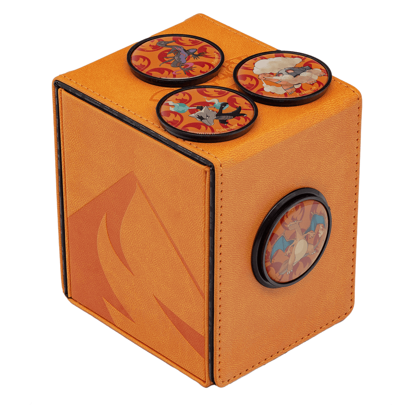 Gallery Series Scorching Summit Alcove Click Deck Box for Pokemon | Ultra PRO International