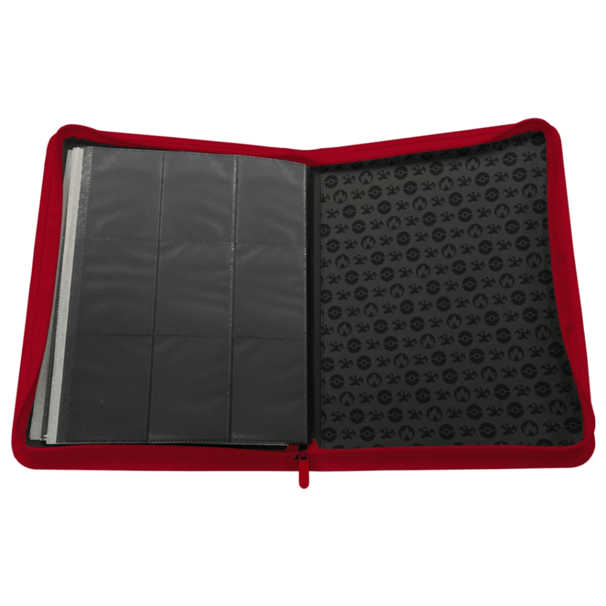 Official Ultra PRO Charizard binder interior side-loading pages