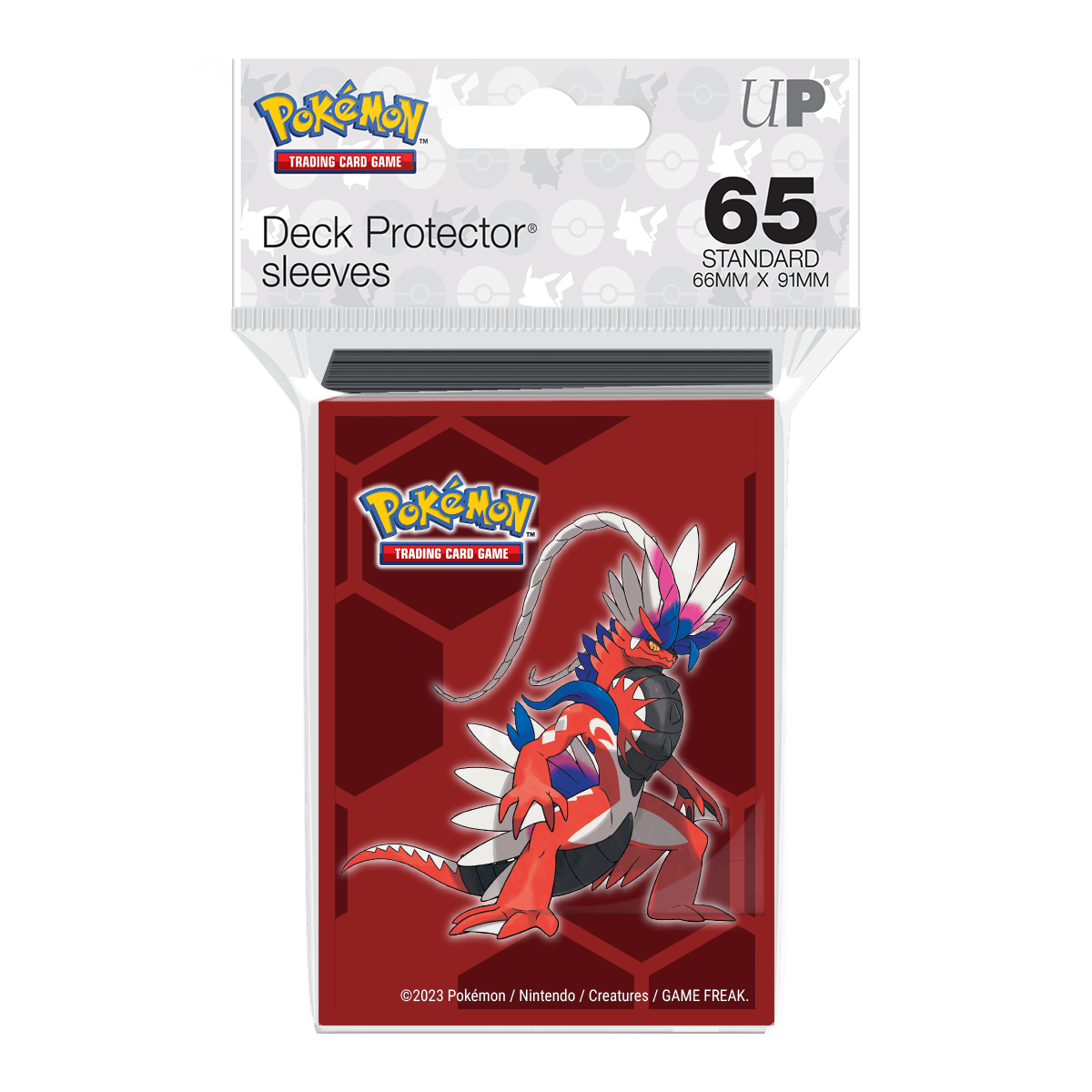 Koraidon Standard Deck Protector Sleeves (65ct) for Pokemon | Ultra PRO International