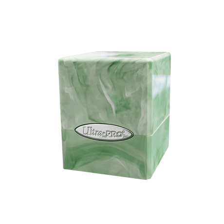 Marble Satin Cube - Lime Green / White | Ultra PRO International