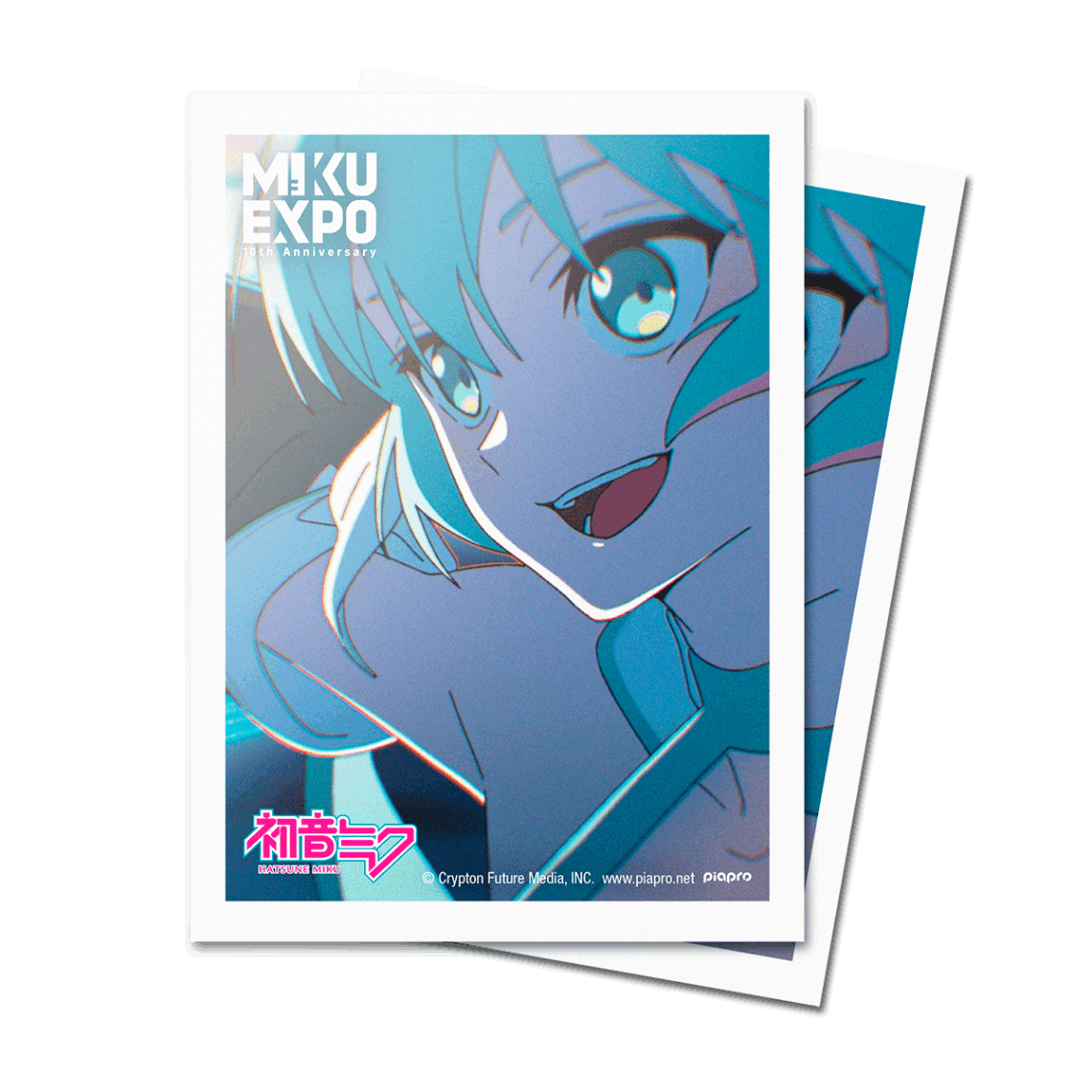 10th Anniversary Hatsune Miku Flight Deck Protector Sleeves (100ct) | Ultra PRO International