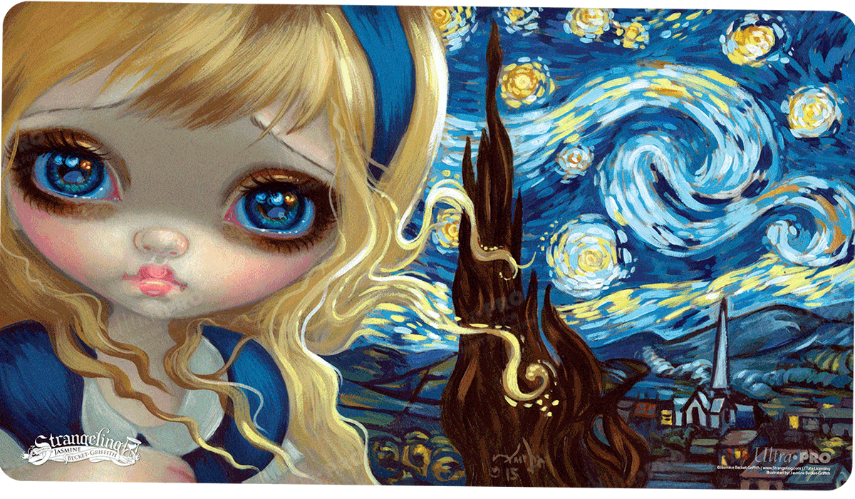 Jasmine Becket-Griffith Alice in The Starry Night Standard Gaming Playmat