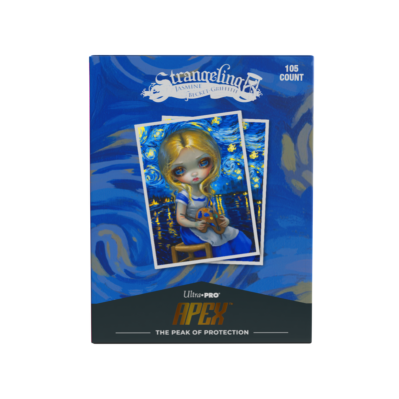 Jasmine Becket-Griffith Alice in The Starry Night 105ct Apex Deck Protector Sleeves Front | Ultra PRO International