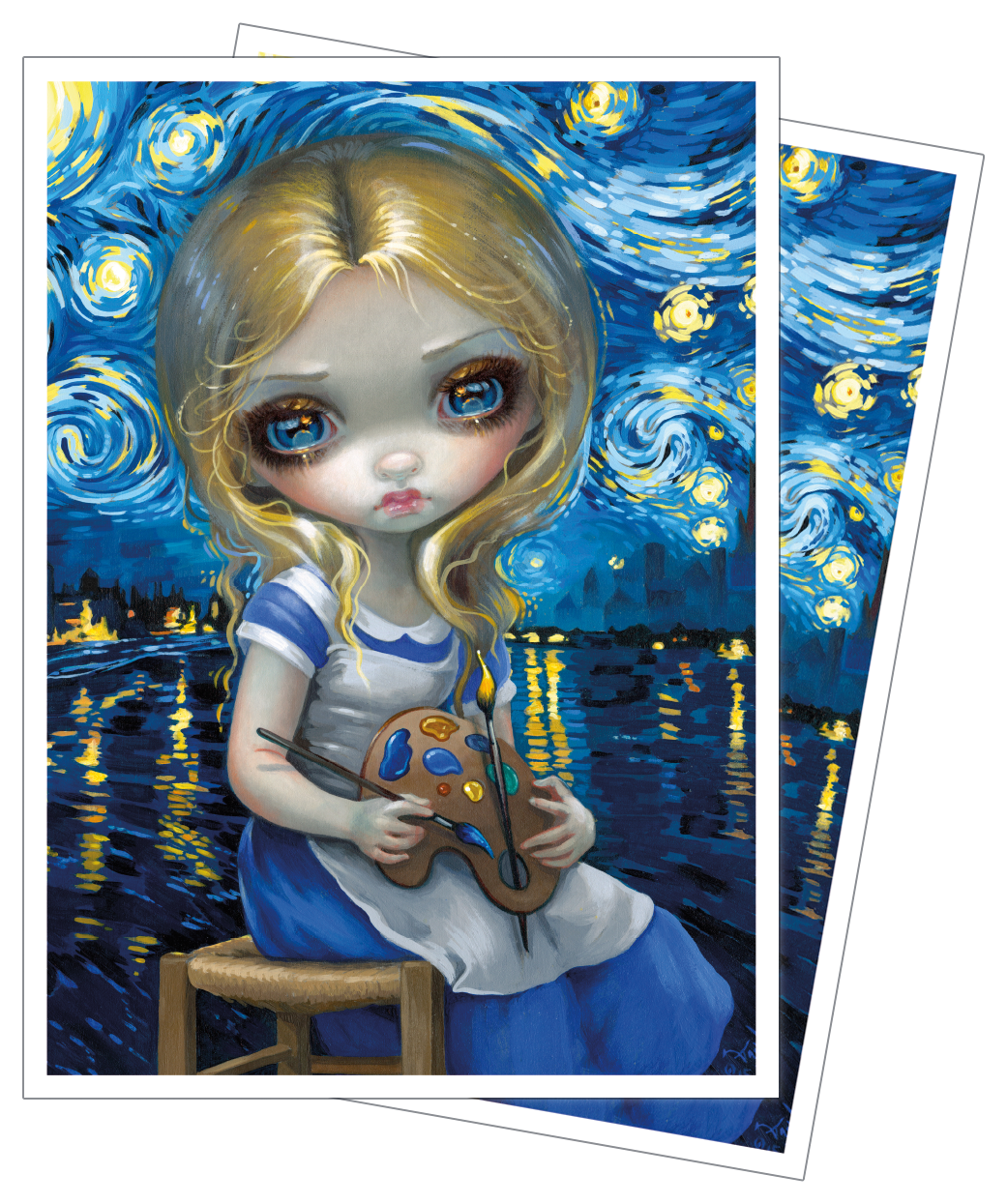 Jasmine Becket-Griffith Alice in The Starry Night 105ct Apex Deck Protector Sleeves | Ultra PRO International