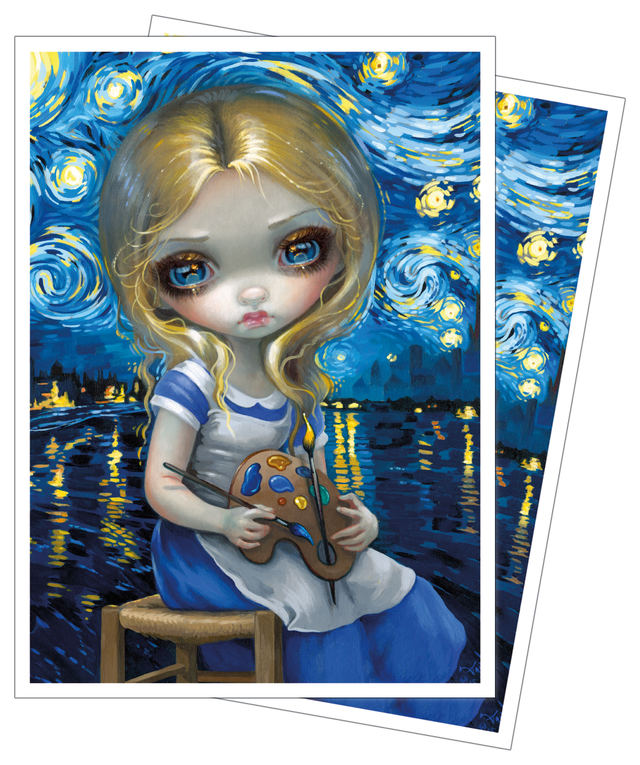 Jasmine Becket-Griffith Alice in The Starry Night 105ct Apex Deck Protector Sleeves | Ultra PRO International