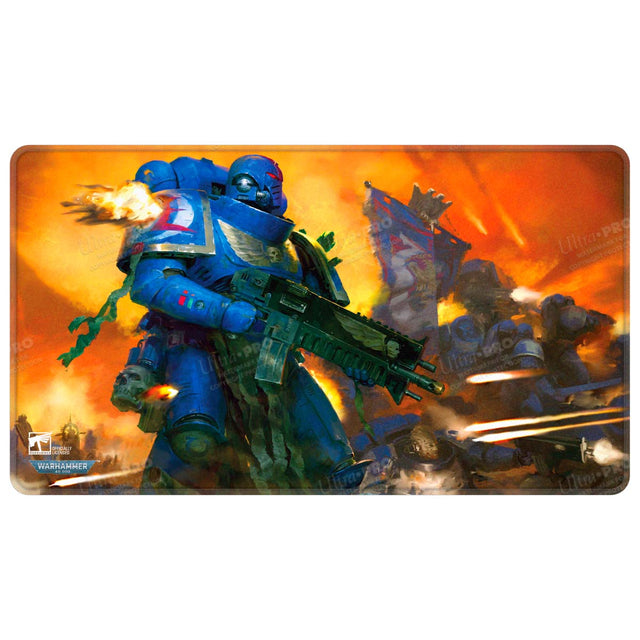 Space Marines - Adeptus Astartes - Stitched Edge Playmat for Warhammer 40,000 Front