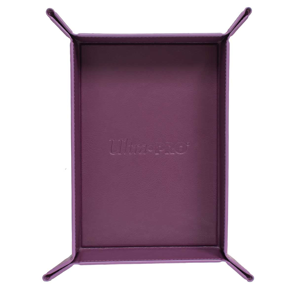 Vivid Magnetic Folding Dice Tray - Midnight Plum Folded | Ultra PRO International