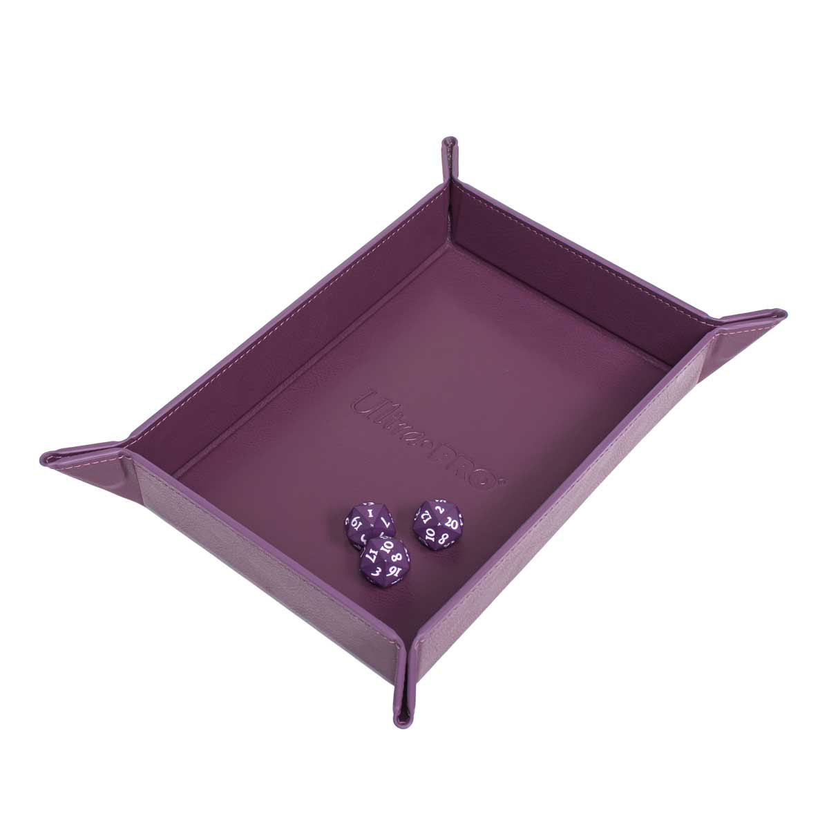 Vivid Magnetic Folding Dice Tray - Midnight Plum | Ultra PRO International