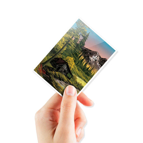 Bob Ross Mountain Retreat 105ct APEX Deck Protector Sleeves Hand | Ultra PRO International