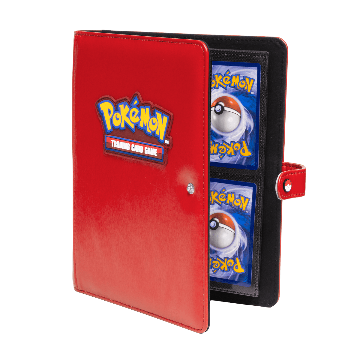 Premium Red 4-Pocket Snap Binder for Pokémon