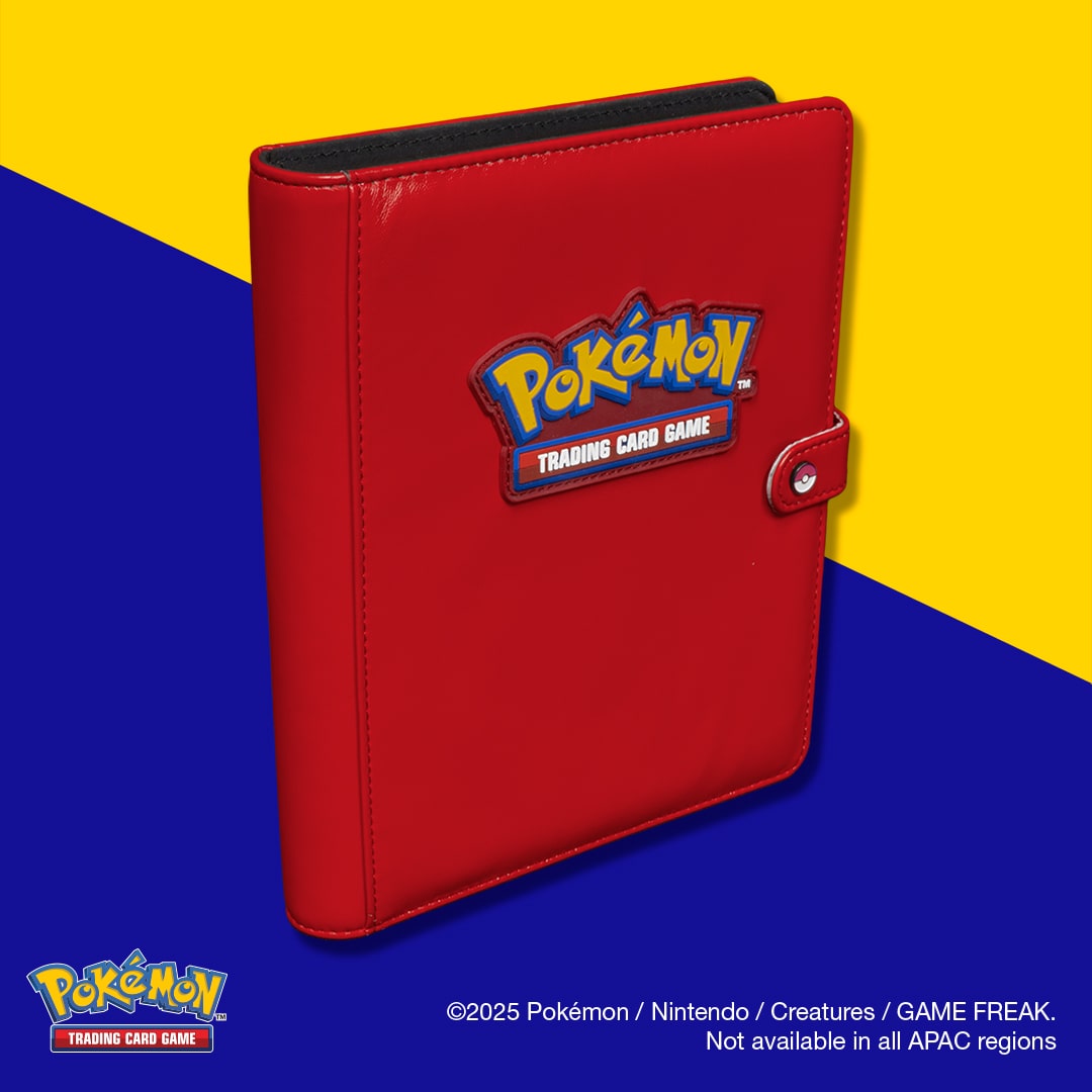 Premium Red 4-Pocket Snap Binder for Pokémon | Ultra PRO International