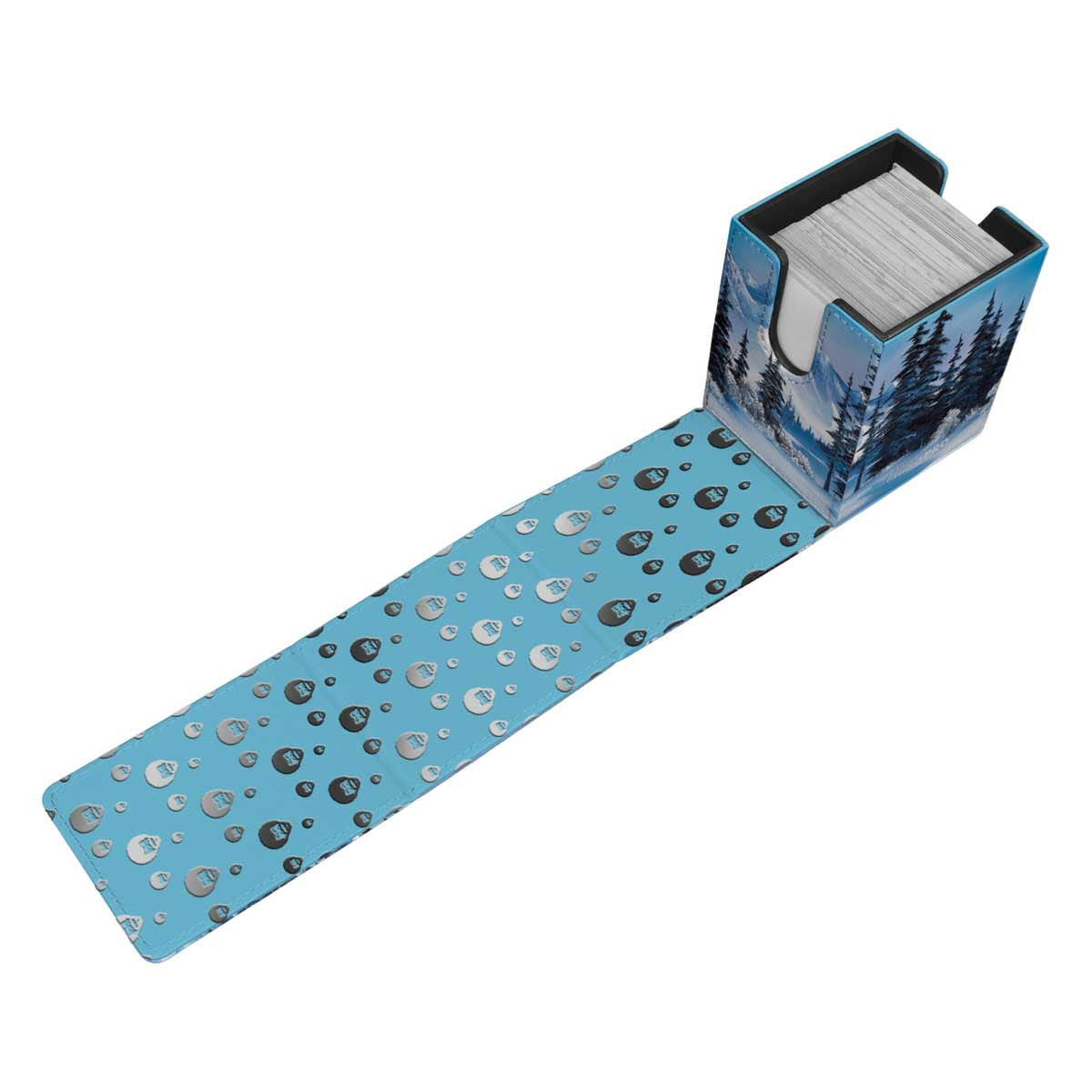 Bob Ross - Winter Paradise ALCOVE® Flip DECK BOX® for Tabletop