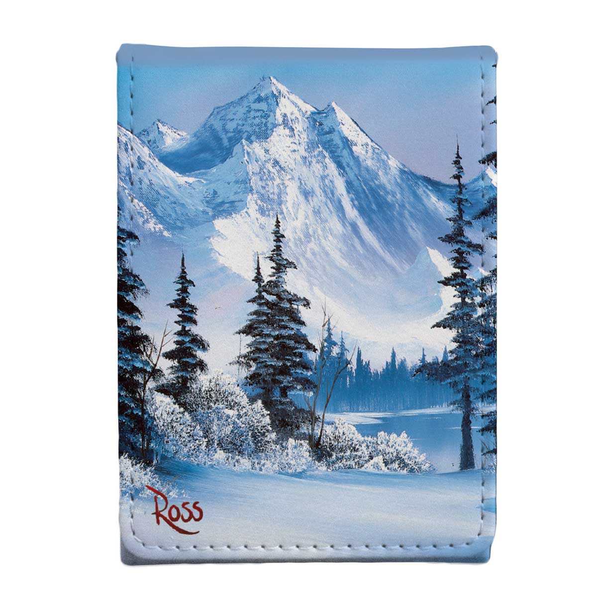Bob Ross - Winter Paradise ALCOVE® Flip DECK BOX® for Tabletop