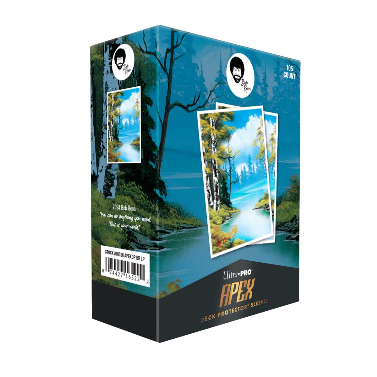 Bob Ross Lakeside Path 105ct APEX™ Deck Protector Sleeves