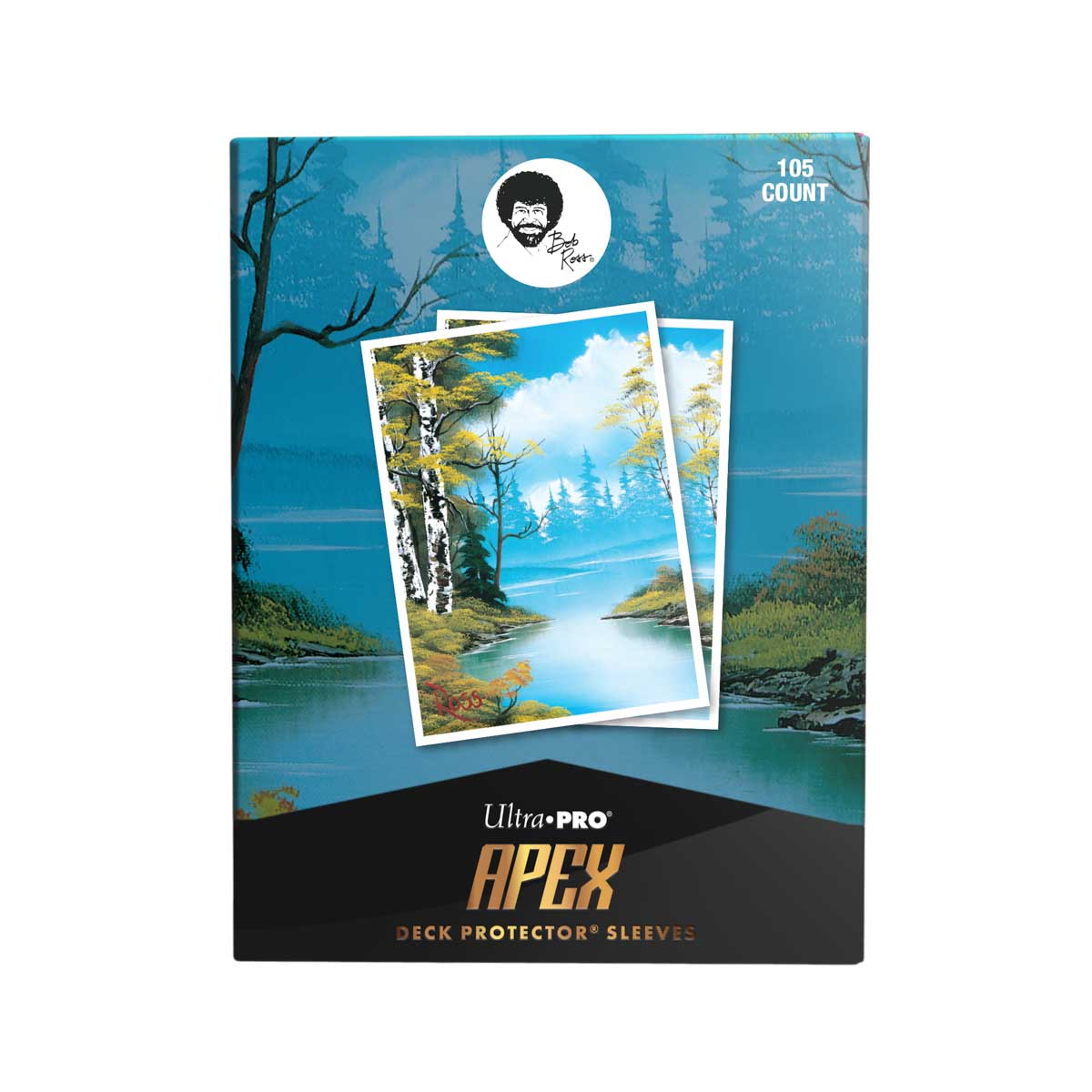 Bob Ross Lakeside Path 105ct APEX™ Deck Protector Sleeves