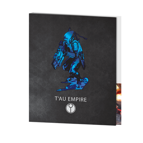 T’au Empire Datasheet and Index Card Folio for Warhammer 40,000 - Front