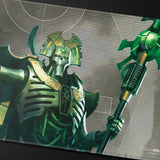 Necrons Stitched Edge Playmat for Warhammer 40,000 Closeup | Ultra PRO International