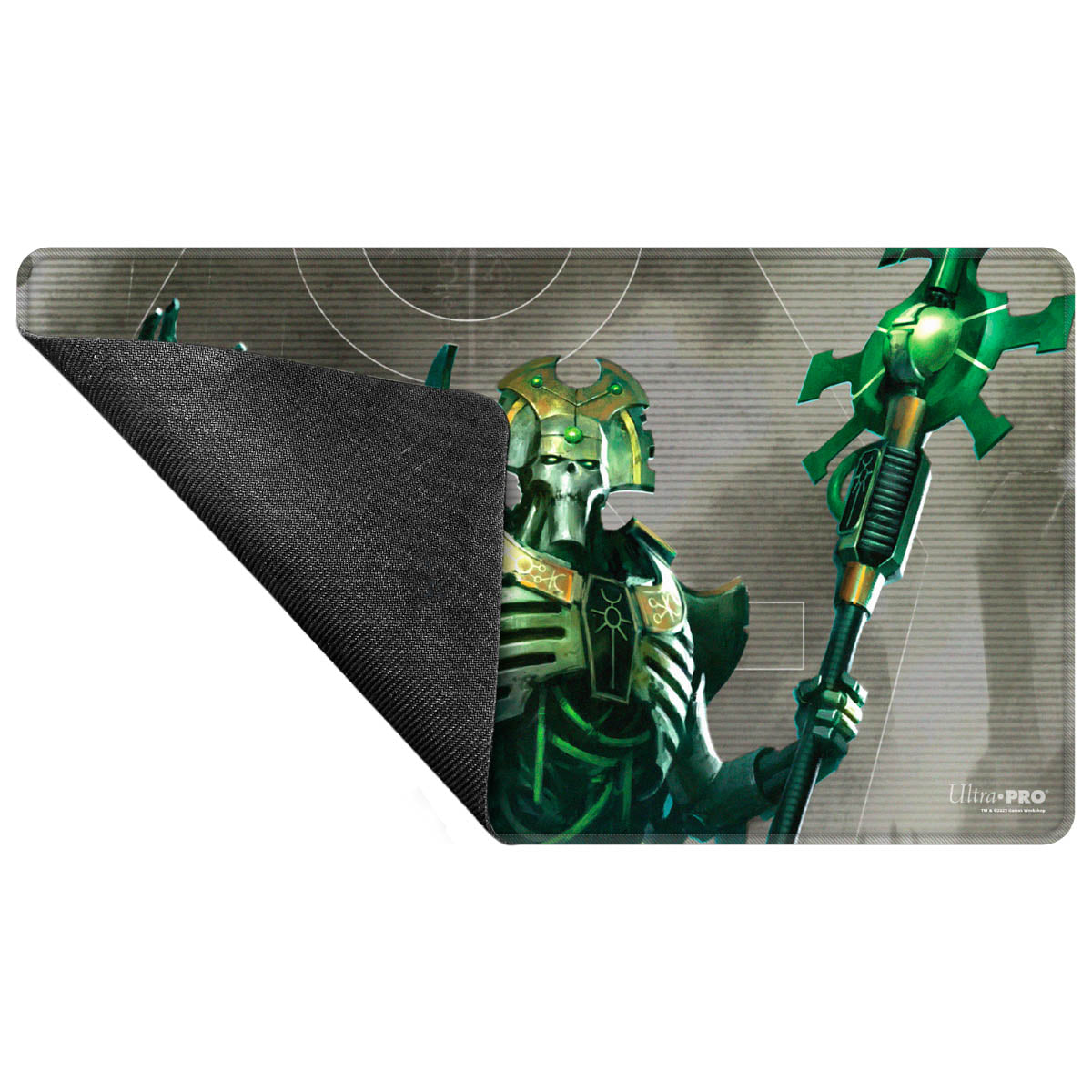 Necrons Stitched Edge Playmat for Warhammer 40,000 Back | Ultra PRO International