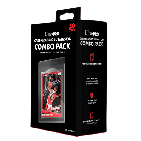 Grading Card Submission Combo Pack - Semi-Rigids & Easy Pull Sleeves 50ct | Ultra PRO International