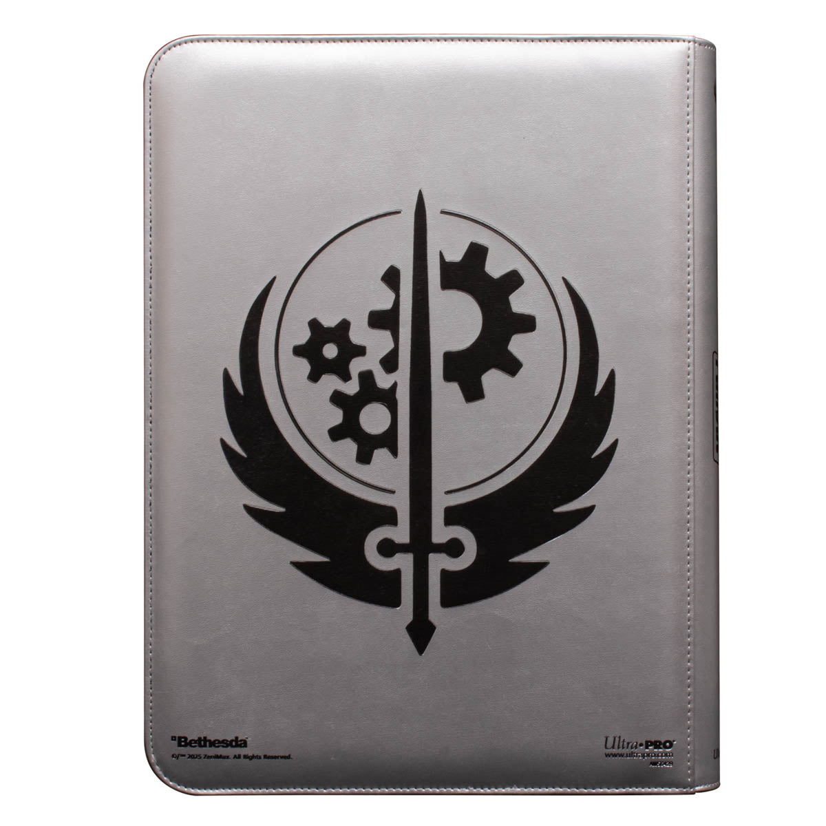 Brotherhood of Steel 9-Pocket Zippered PRO Binder Back