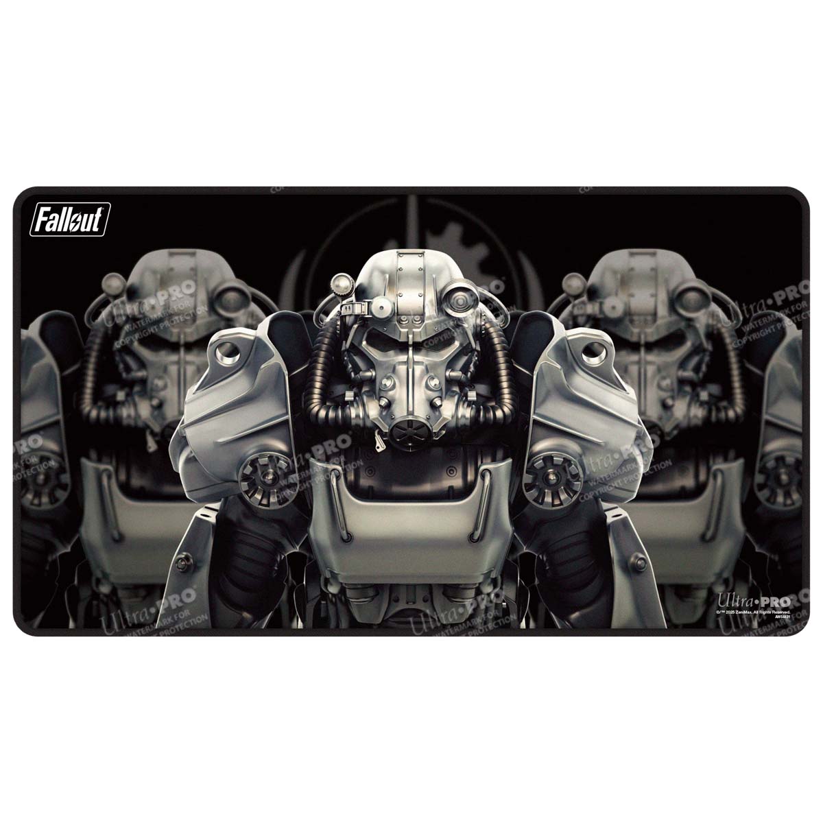 Brotherhood of Steel Black-Stitched Playmat Front | Ultra PRO International