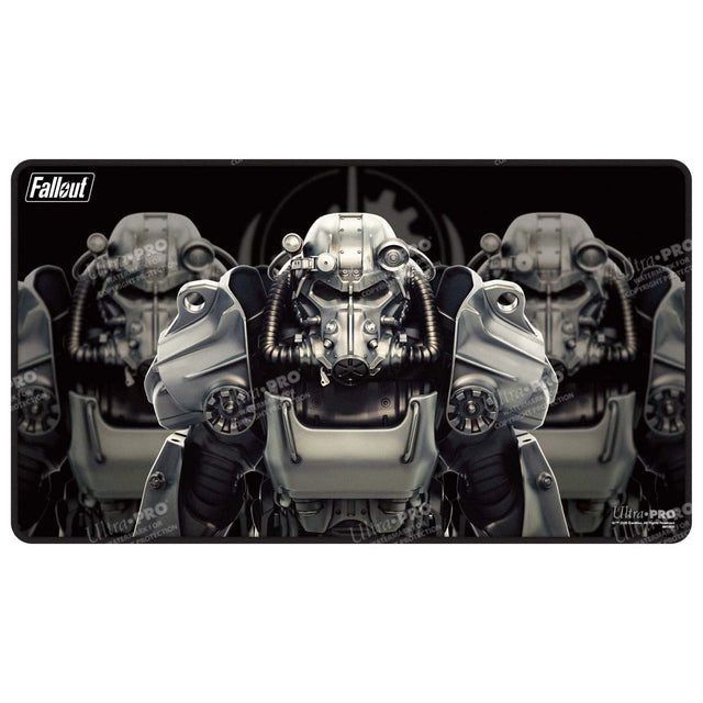 Brotherhood of Steel Black-Stitched Playmat Front | Ultra PRO International