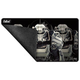 Brotherhood of Steel Black-Stitched Playmat Back | Ultra PRO International