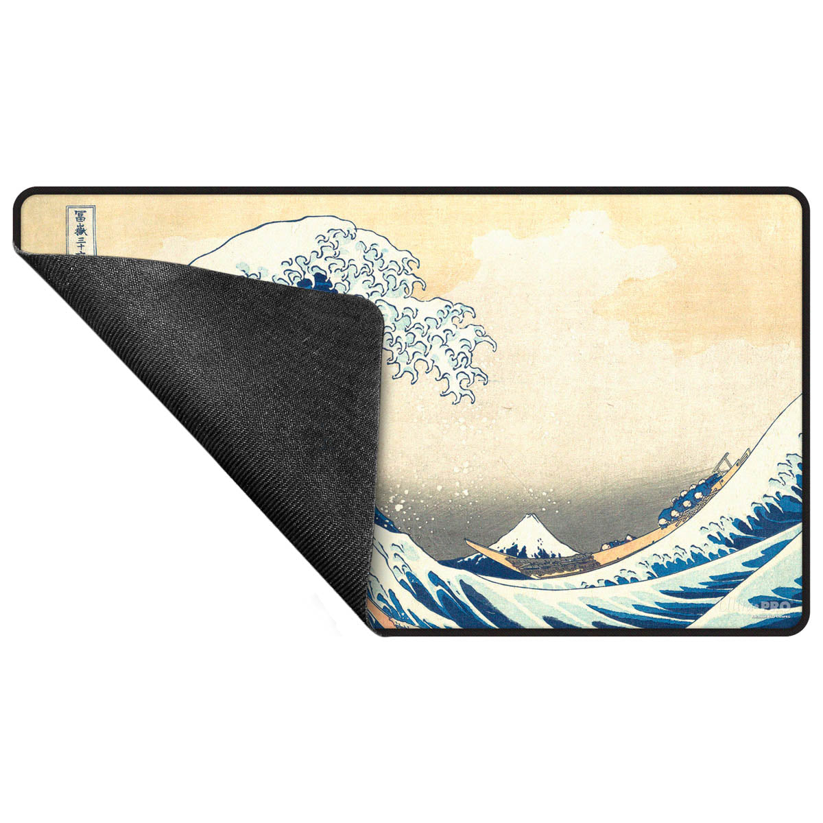 The Great Wave off Kanagawa Black Stitched Playmat – Ultra PRO