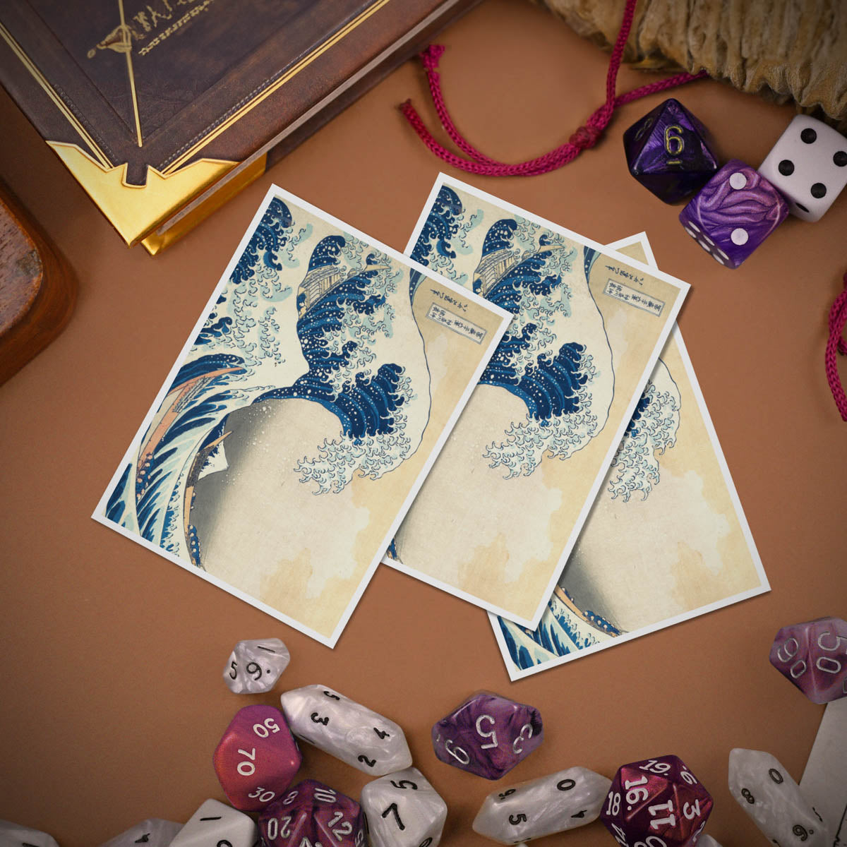 The Great Wave off Kanagawa 105ct APEX Deck Protector™ Sleeves