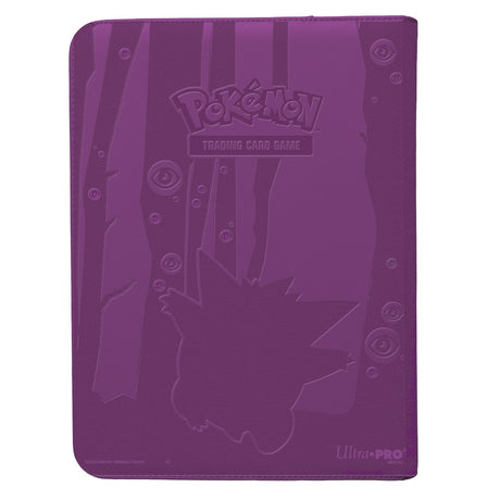 Elite Gengar 9-Pocket Zippered PRO Binder  for Pokémon Back | Ultra PRO International