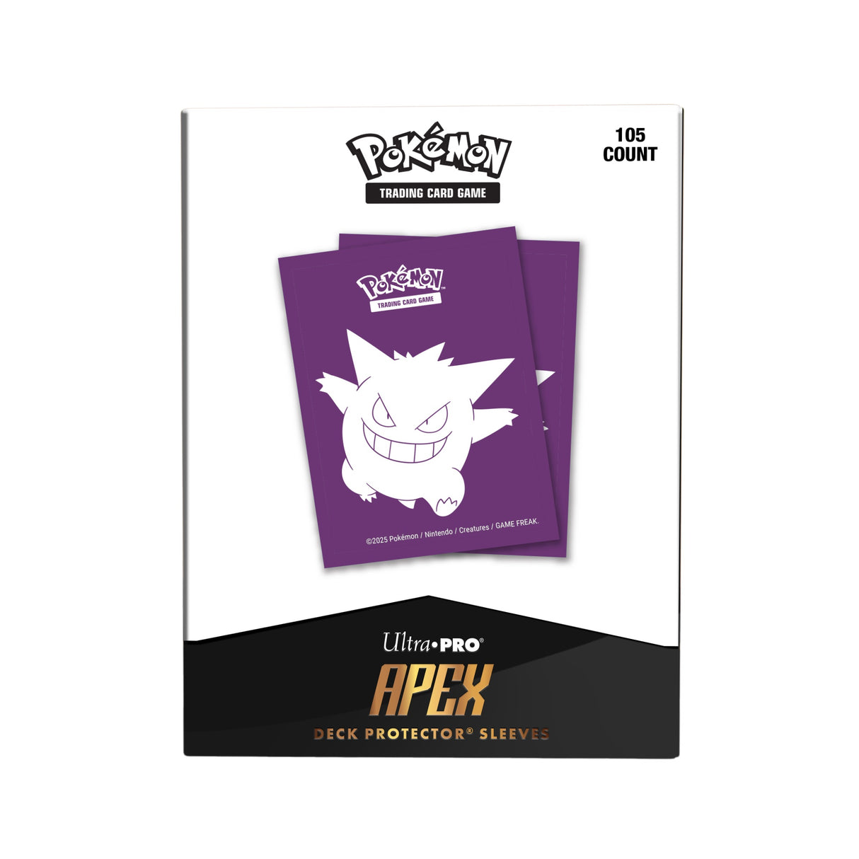 Elite Gengar 105ct Apex Deck Protector Sleeves  for Pokémon Package | Ultra PRO International