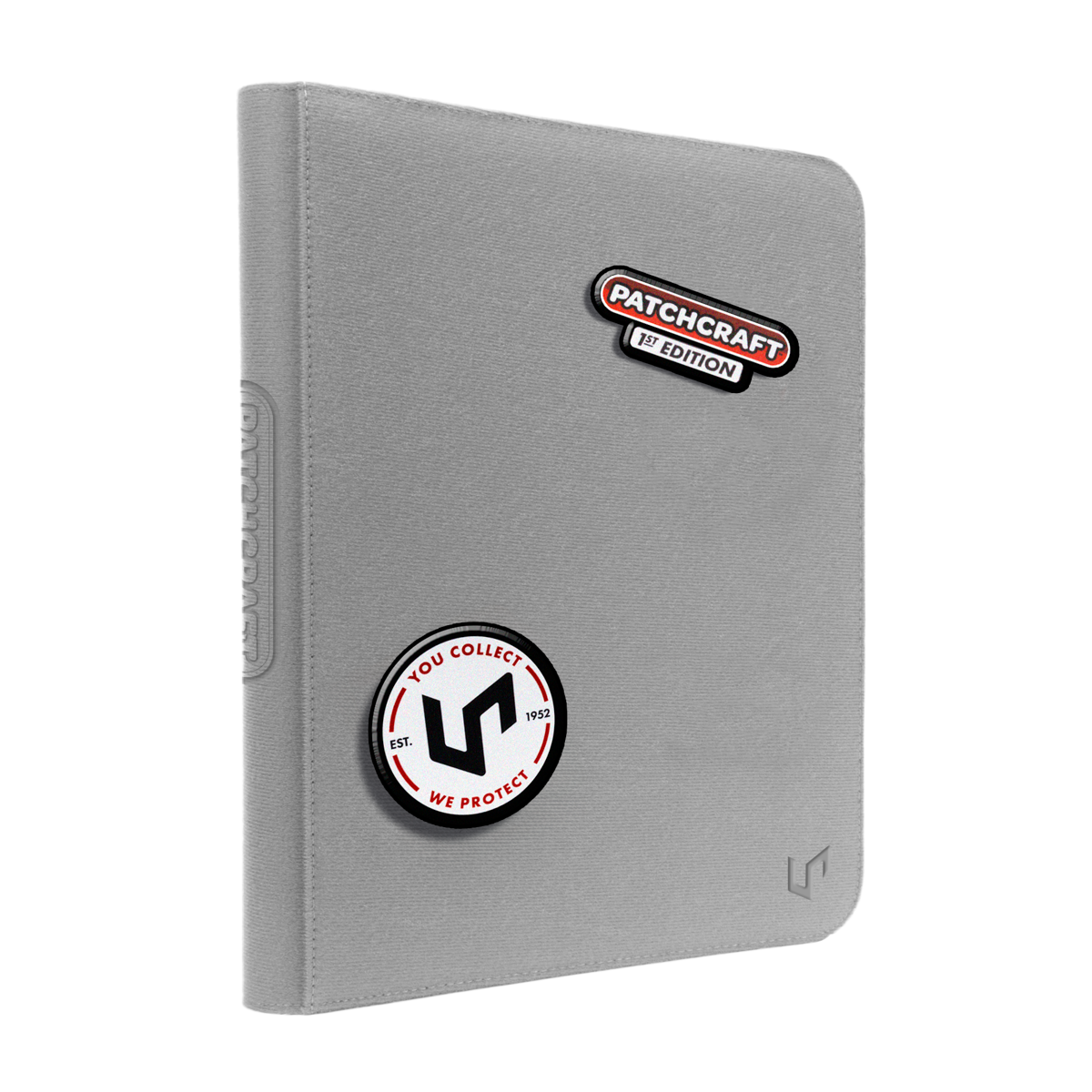 PATCHCRAFT™ Zippered 9-Pocket PRO-Binder® Gray | Ultra PRO International