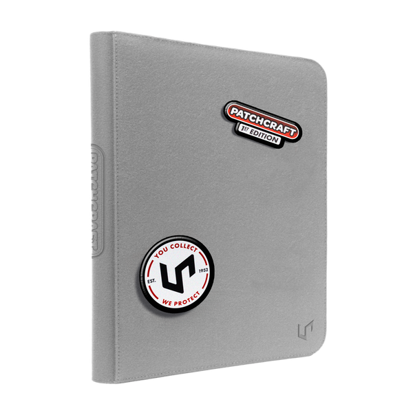 Patchcraft Zippered 9-Pocket PRO-Binder Gray