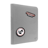 PATCHCRAFT™ Zippered 9-Pocket PRO-BINDER® & ALCOVE® Flip DECK BOX® Gray Bundle