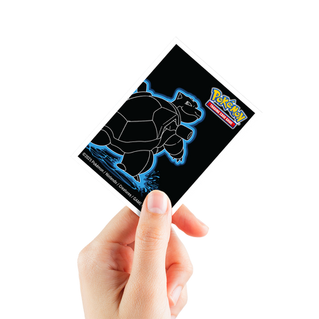 Neon Kanto 105ct APEX DECK PROTECTOR® Sleeves Blastoise for Pokémon Hand