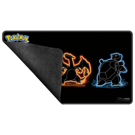 Neon Kanto Foil Playmat for Pokémon Back