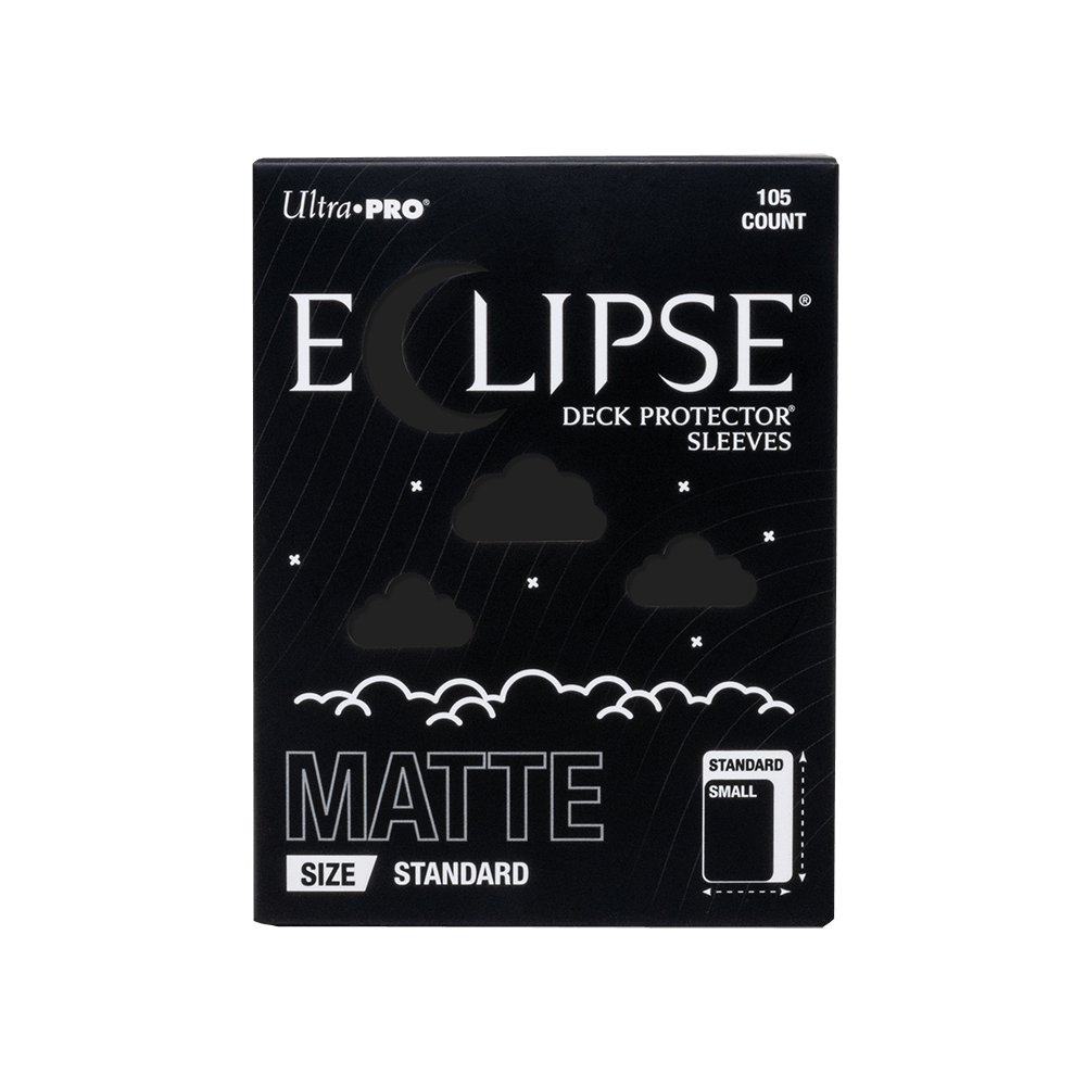 Eclipse Matte Sleeves Jet Black 105ct
