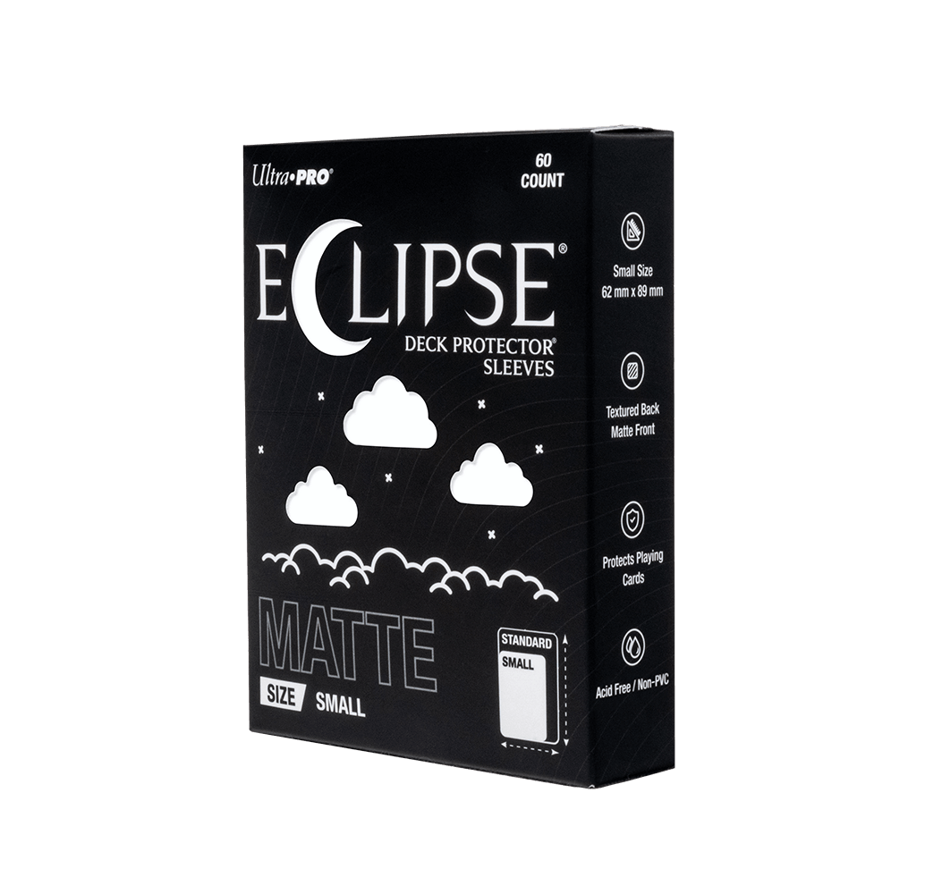 ECLIPSE® Matte Small DECK PROTECTOR® Sleeves: Arctic White - 60ct