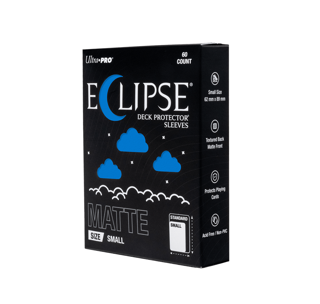 ECLIPSE® Matte Small DECK PROTECTOR® Sleeves: Pacific Blue - 60ct