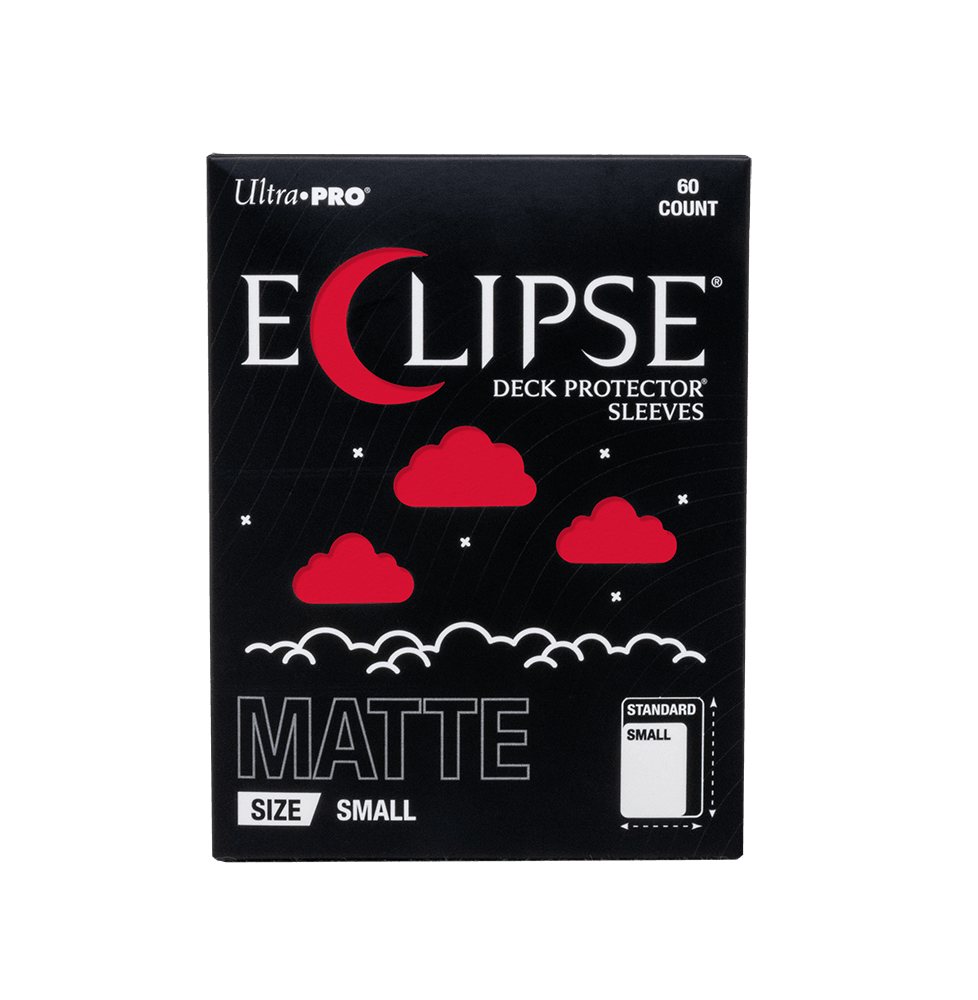 ECLIPSE® Matte Small DECK PROTECTOR® Sleeves: Apple Red - 60ct
