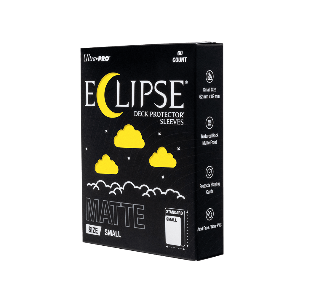 ECLIPSE® Matte Small DECK PROTECTOR® Sleeves: Lemon Yellow - 60ct